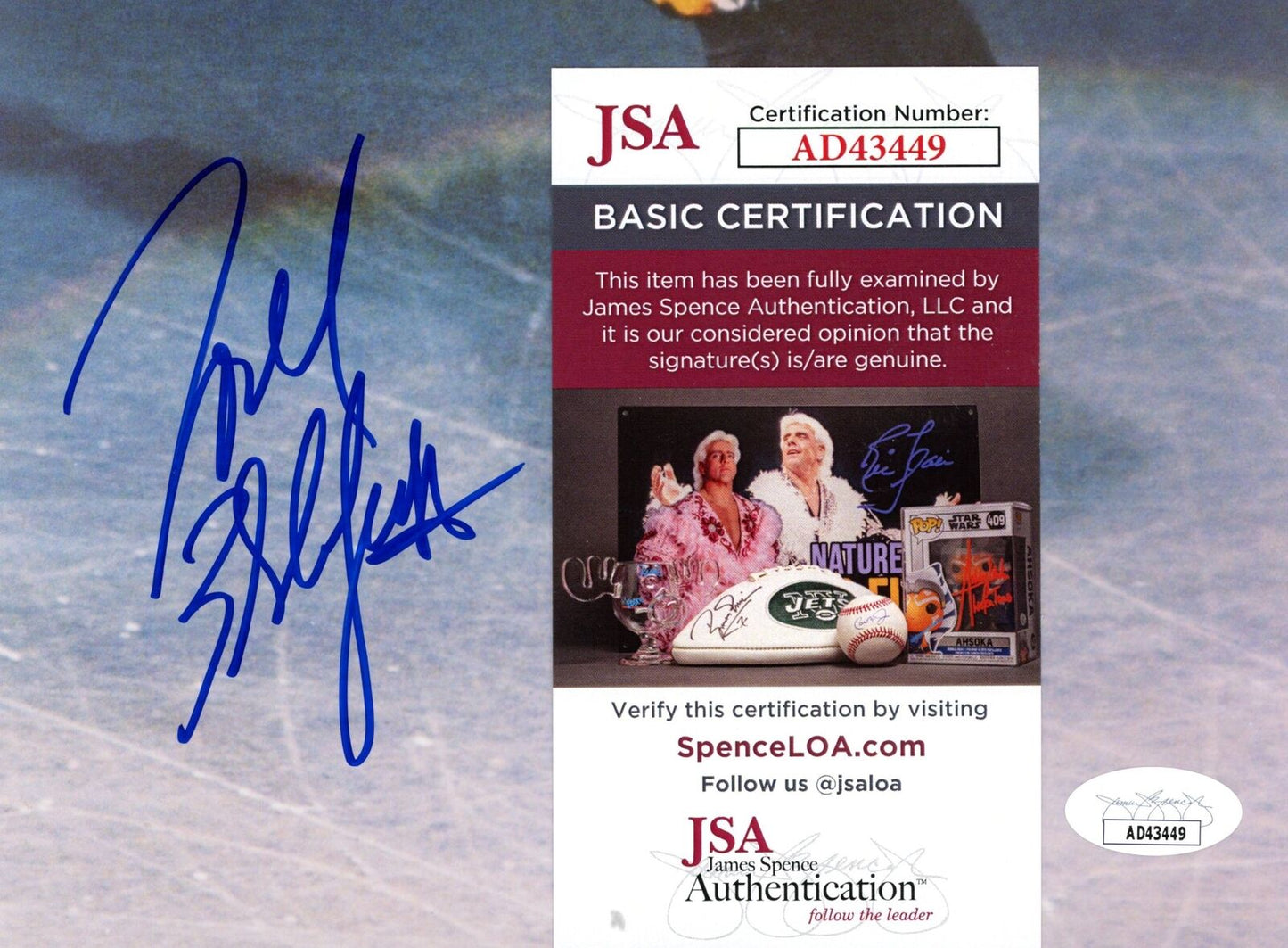 Todd Eldredge Autographed 8x10 Photo Olympic USA Figure Skating JSA