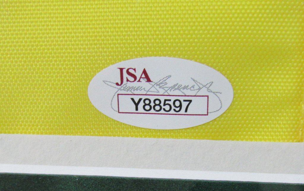 Sergio Garcia Signed/Autographed 2017 Masters Framed Pin Flag JSA 139687