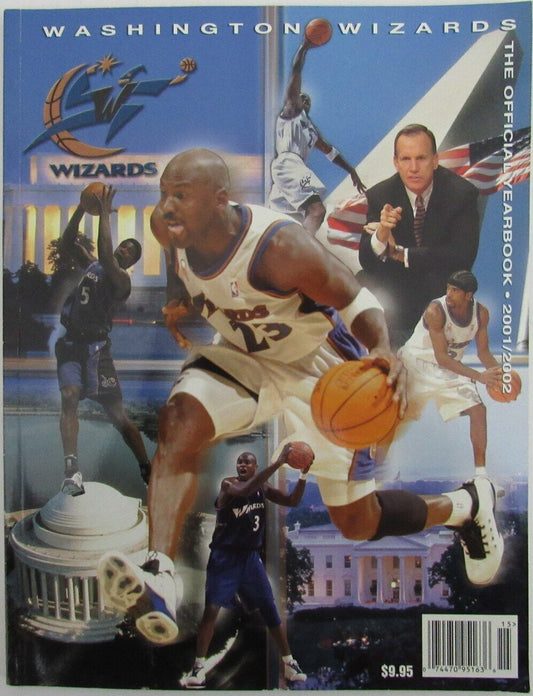 200-2002 Washington Wizards Yearbook with Michael Jordan 65074