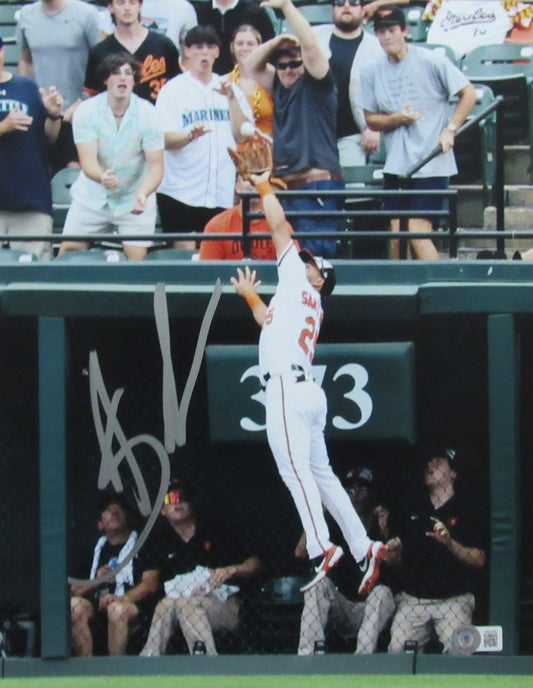 Anthony Santander Signed 11x14 Photo Baltimore Orioles Beckett 186263