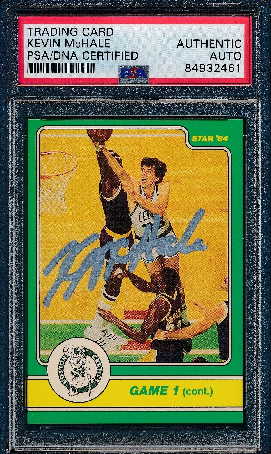 1984 Star Co. #3 Signed/Autographed Kevin McHale HOF Boston Celtics PSA/DNA