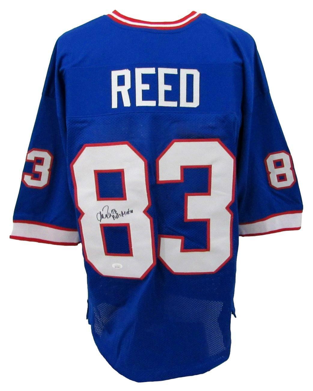 Andre Reed HOF Autographed Jersey Custom Buffalo Bills "Bills Mafia" Size XL JSA