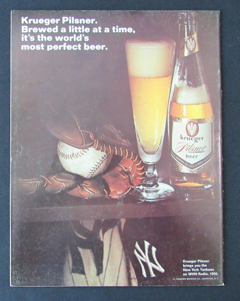 1968 New York Yankees Yearbook 184626