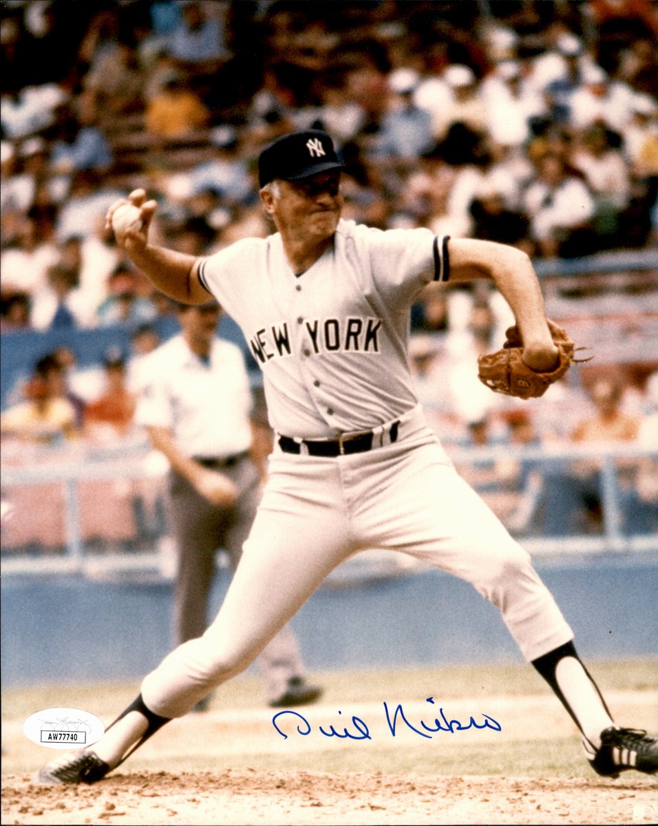 Phil Niekro HOF Signed/Autographed 8x10 Photo New York Yankees JSA 191190