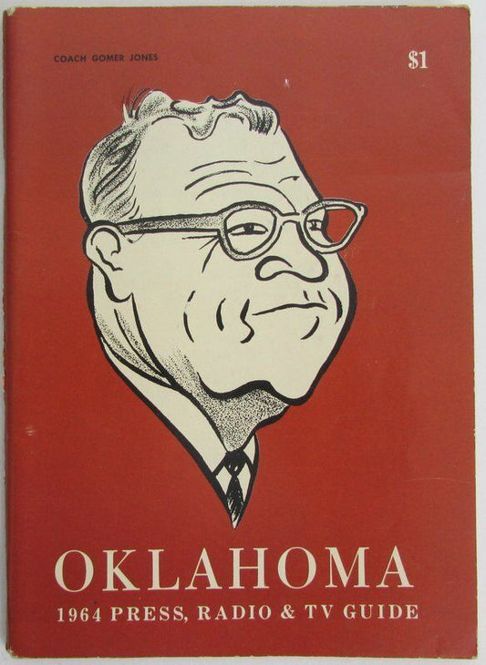 1964 Oklahoma Sooners Football Media/Press Guide 138104