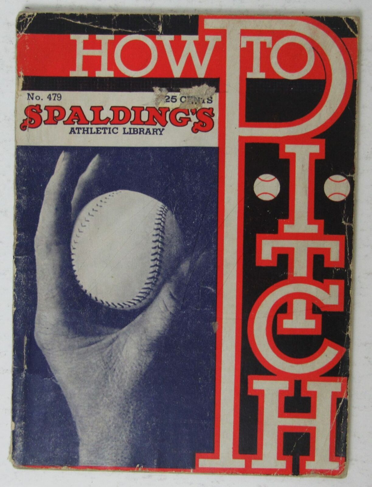 1934 Spaldings Athletic Library "How to Pitch" Guide 144990