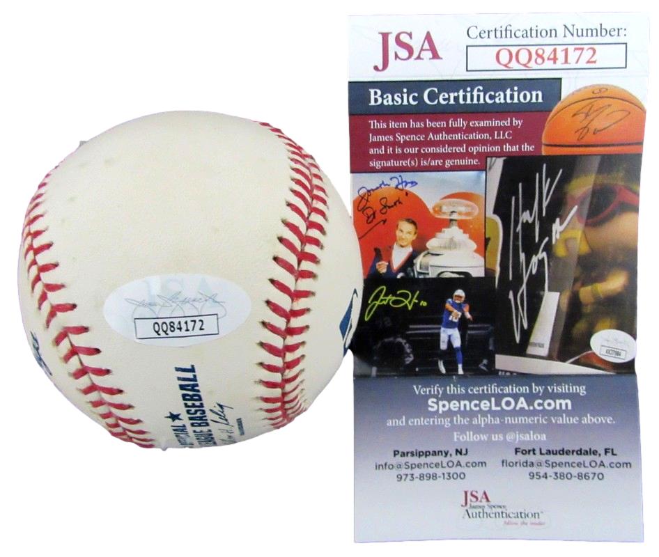 Brad Ausmus Signed/Auto OAL Baseball Houston Astros JSA 186388