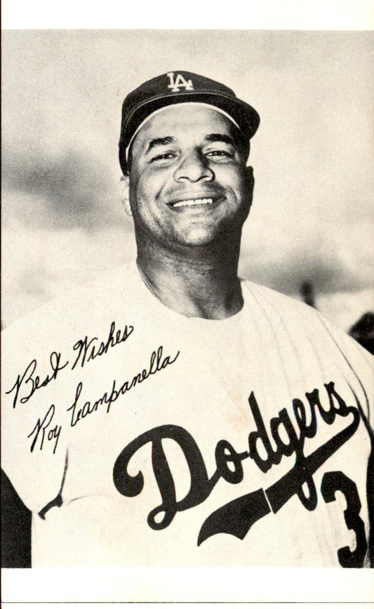 1958 Roy Campanella Brooklyn Dodgers Career Summary Baseball Card 162482