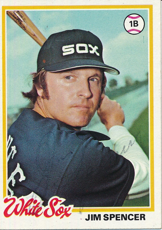 Jim Spencer Autographed 1978 TOPPS Card #182 Chicago White Sox 183035