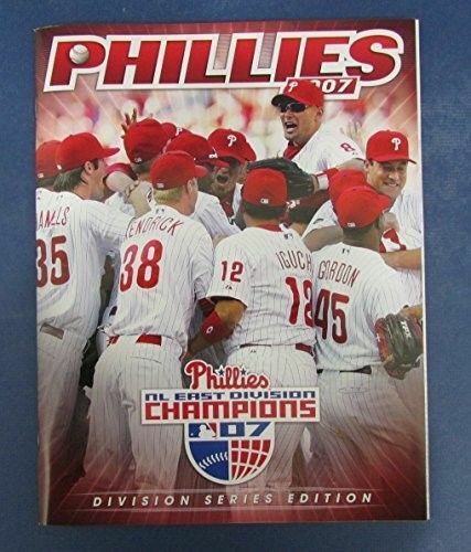 2007 Phillies vs. Rockies NLDS Program and Scorecard 126687