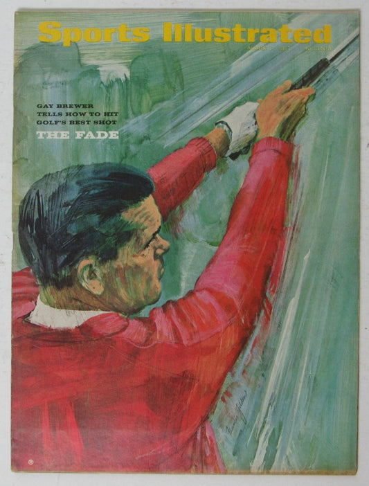 Gary Brewer PGA The Fade 1967 Sports Illustrated 8/7/67 NO LABEL 144951