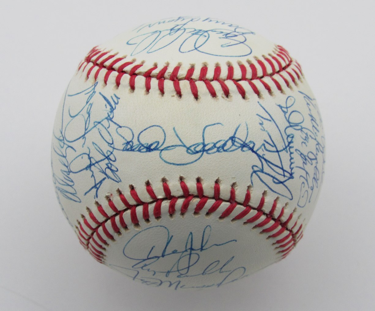 1990 New York Mets Team Signed by 30 Players ONL Baseball Strawberry  185518