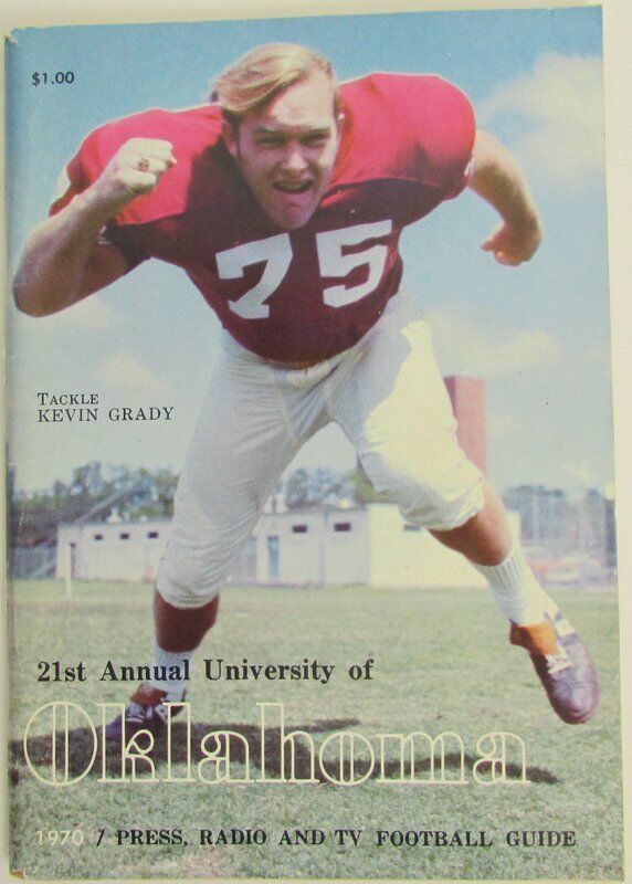 1970 Oklahoma Sooners Football Media/Press Guide 138112