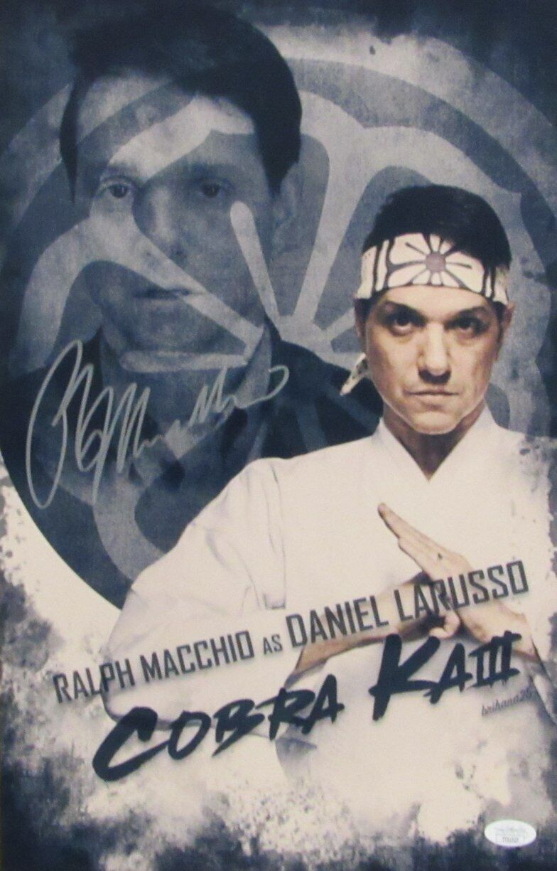 Ralph Macchio "Cobra Kai" Signed/Autographed 11x17 Photo JSA 164807