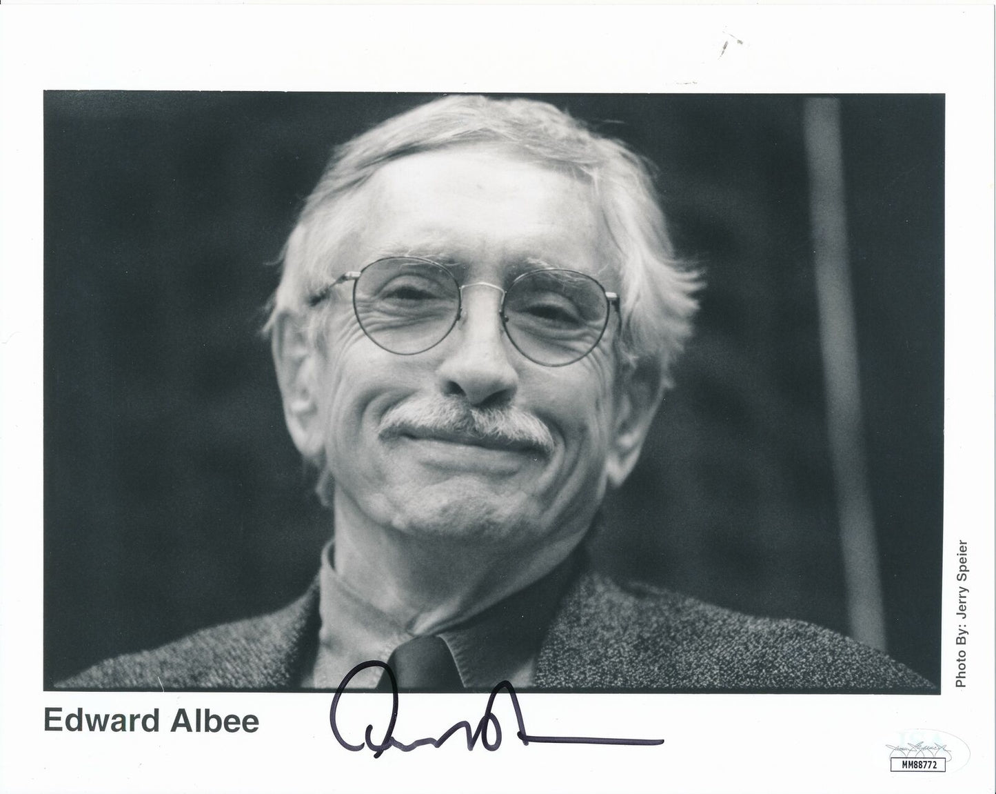 Edward Albee Playwright Signed/Autographed 8x10 B/W Photo JSA 159914