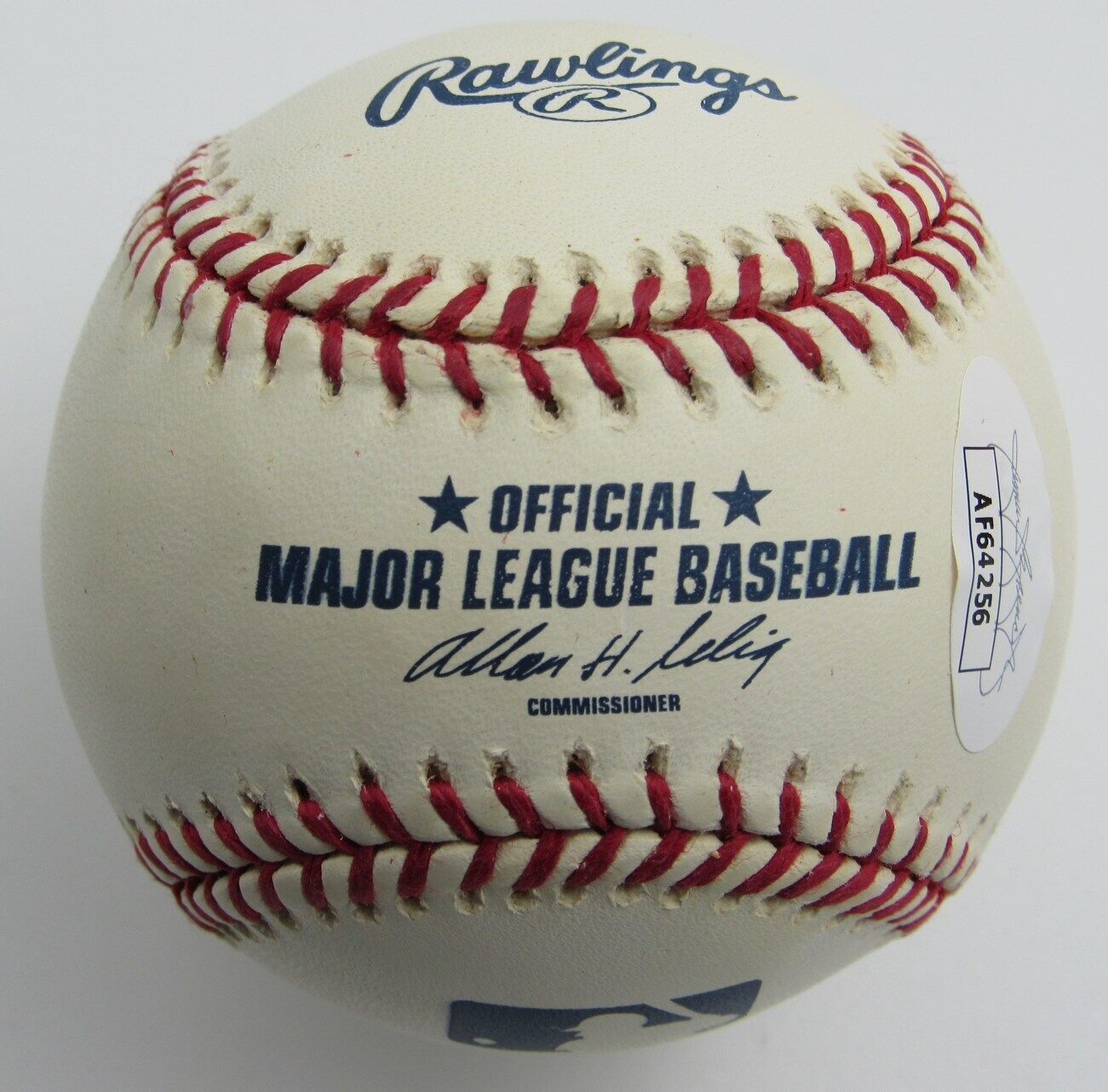 Len Barker Autographed/Inscribed OML Baseball Cleveland Indians JSA