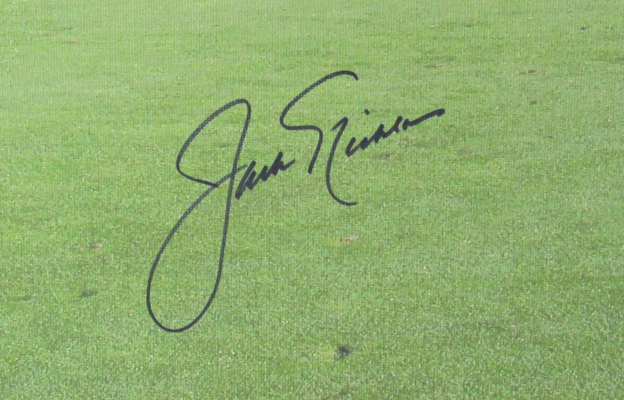 Jack Nicklaus Signed/Autographed XL Canvas Photo Framed Fanatics 192033