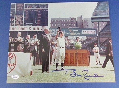 Bobby Richardson New York Yankees Autographed/Signed 11x14 Photo JSA 133615