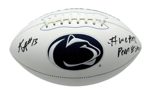 Kaytron Allen Autographed/Inscribed Penn State Logo Football PSA/DNA 177583