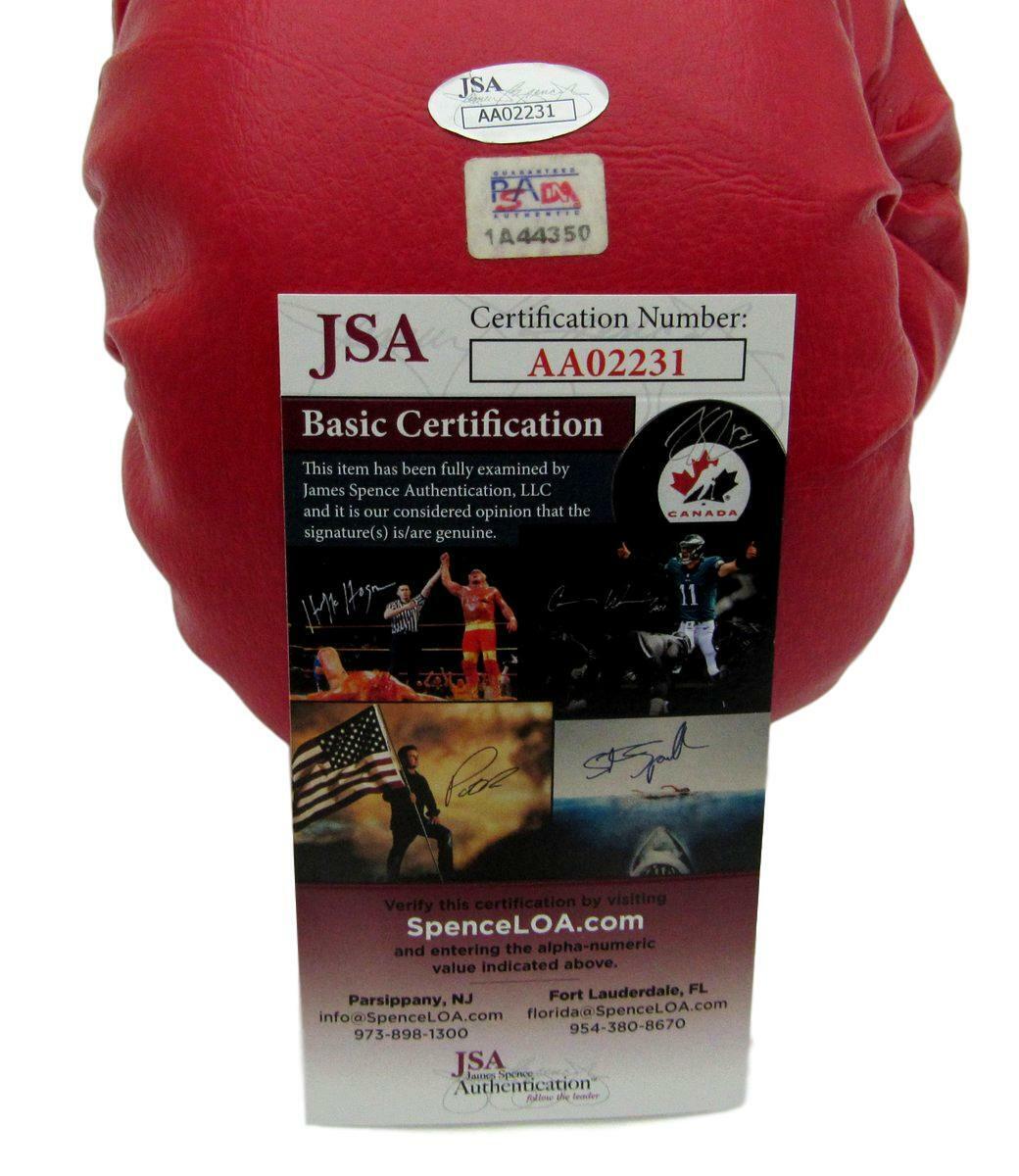 Mills Lane Signed/Autographed Red Right Hand Boxing Glove JSA 143813