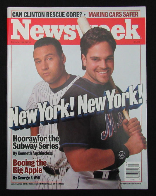 October 30, 2000 Newsweek Magazine Newstand NO LABEL  Derek Jeter 187385