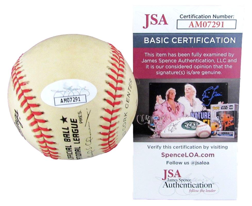 Tommy Helms Autographed/Inscribed "ROY - 1966" ONL Baseball Reds JSA 182611