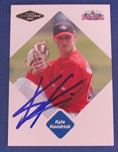 Kyle Kendrick Phillies Signed 2005 Just Minors Justifiable Baseball Card #49