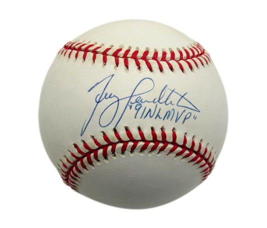 Terry Pendleton Signed/Inscr Rawlings ONL Baseball Atlanta Braves MVP JSA 187310