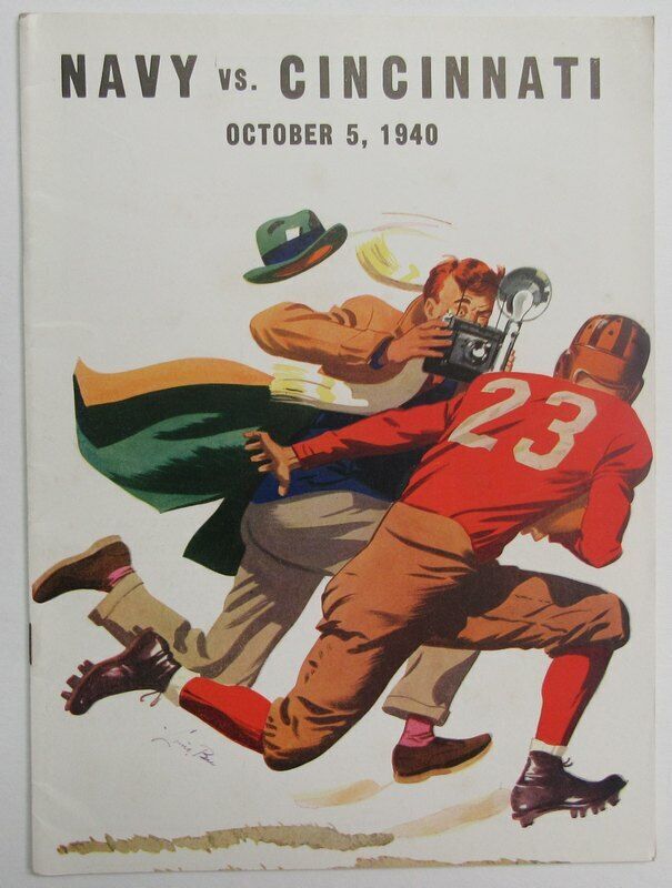 1940 Navy vs. Ciccinnati College Football Program 142907