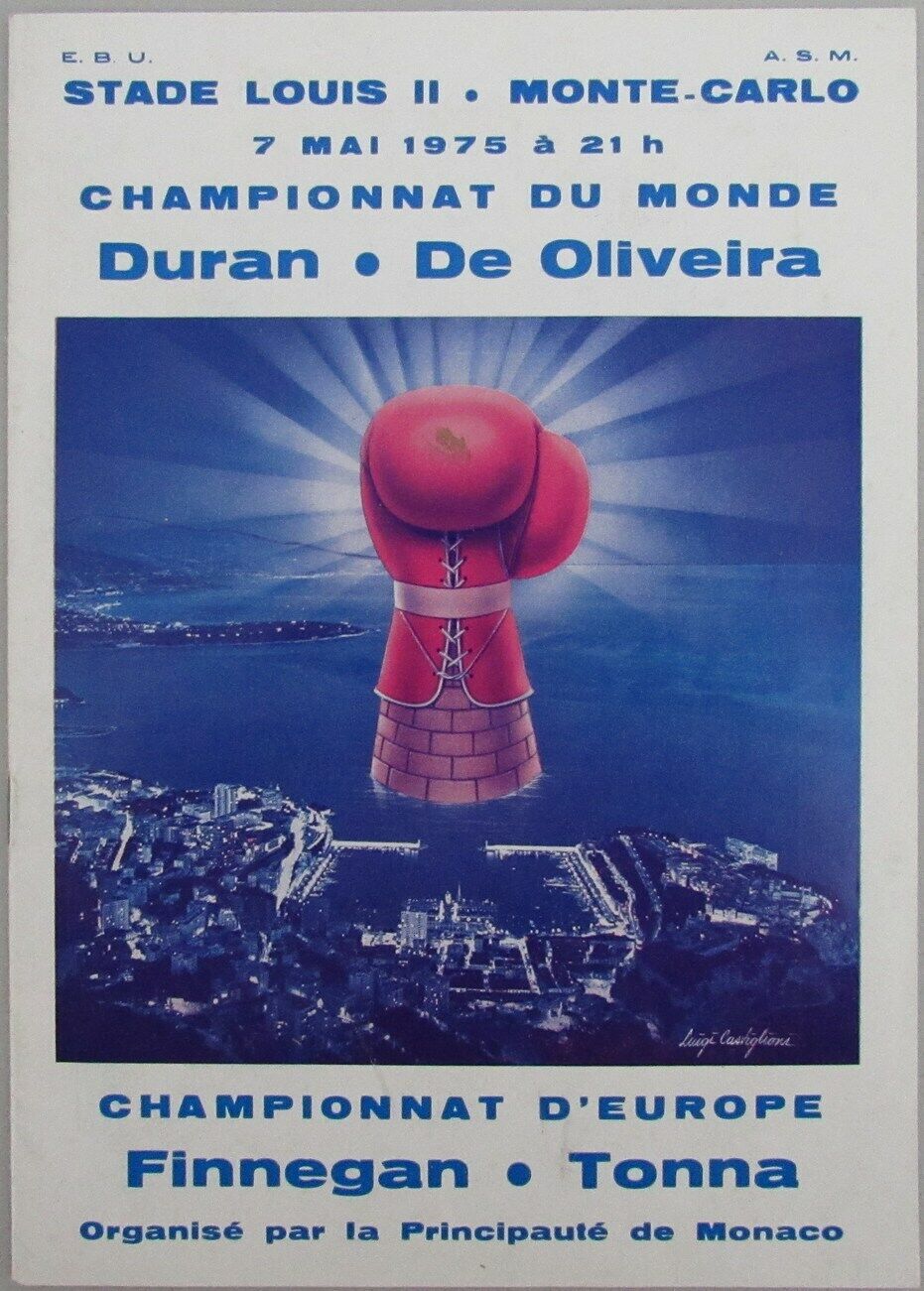 Jose Duran vs. Miguel de Oliveira May 7, 1975 Boxing Program 162746