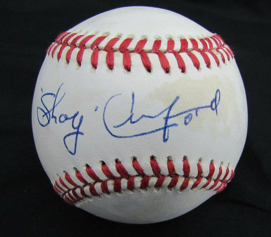 Shag Crawford MLB Umpire Autographed/Signed Rawlings Baseball JSA 130816