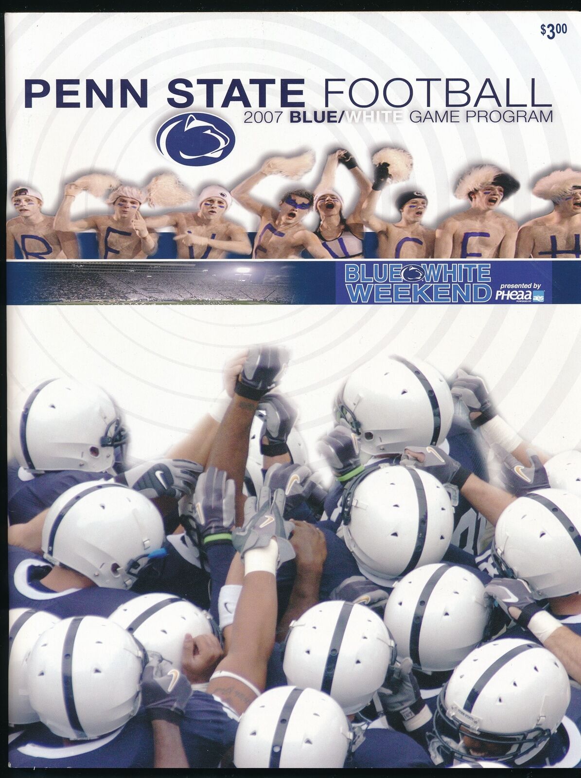 2007 Penn State Blue/White College Football Game Program