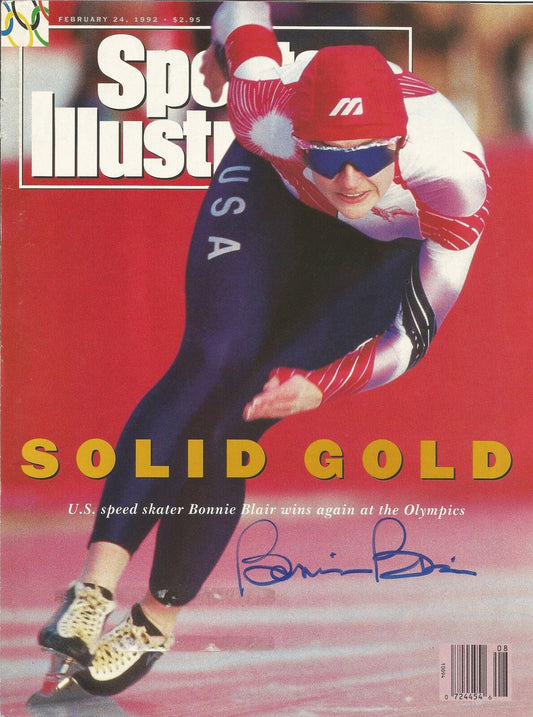 Bonnie Blair Olympic Champ Signed/Autograped 8x10 SI Cover Photo 150089