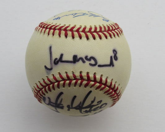 Cleveland Indians Team Autographed by 8 Players OAL Baseball 180625