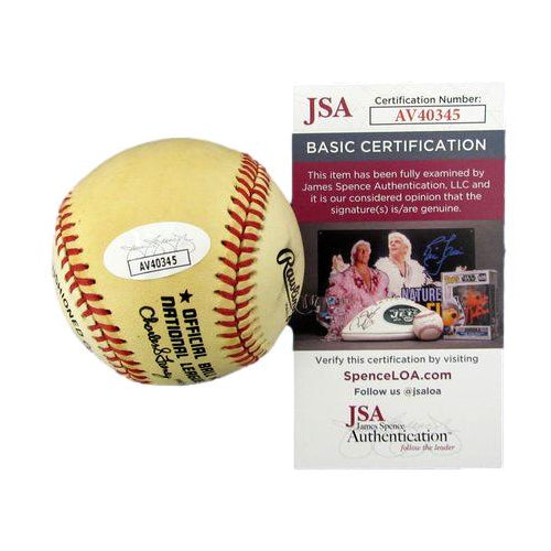 Chris Brown Signed/Autographed ONL Baseball San Francisco Giants JSA 188485