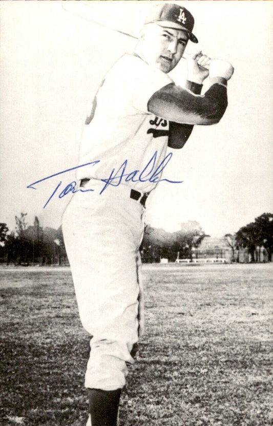 Tom Haller LA Dodgers d. 2004 Signed/Autographed 3x5  Photo 178428