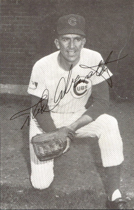 Ted Abernathy Chicago Cubs d. 2004 Signed/Auto 3x5  Photo 177913