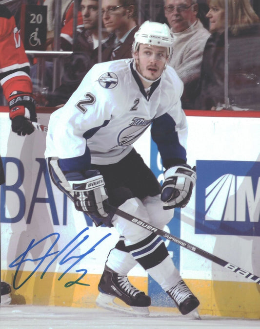 Lukas Krajicek Tampa Bay Lightning Signed/Autographed 8x10 Photo 152715