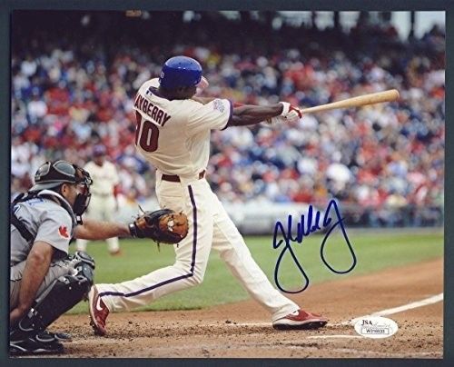 John Mayberry Jr Philadelphia Phillies Autographed/Signed 8x10 Photo JSA W316533