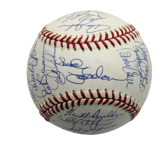 1991 Mets Team Signed by 30 Players ONL Baseball Harrelson Strawberry 187270