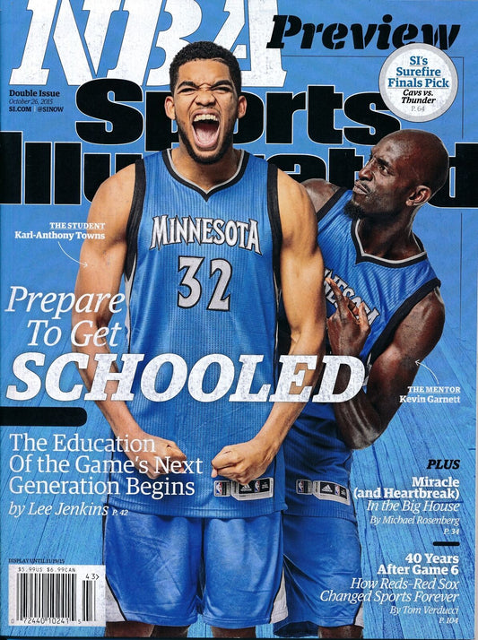 October 26, 2015 Karl-Anthony Towns Sports Illustrated Magazine NO LABEL 181983