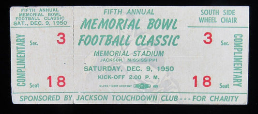 Fifth Annual Memorial Bowl Classic Kilgore (Tx) vs. Holmes Jr. College Ticket