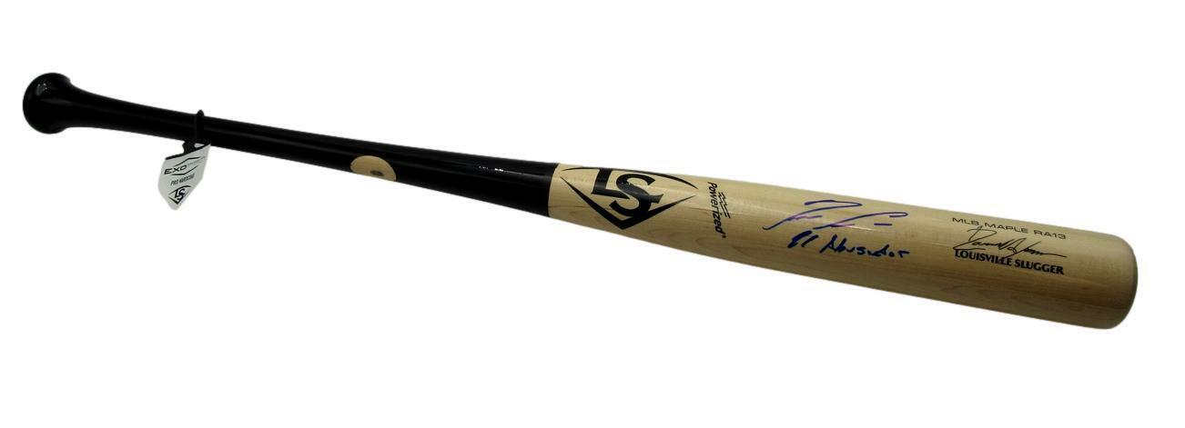 Ronald Acuna Jr. Signed/Inscr Louisville Slugger Player Model Bat Beckett 159508