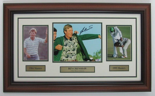 Bob Crenshaw PGA Champ Signed 8x10 Photo Collage Framed PSA/DNA 141884