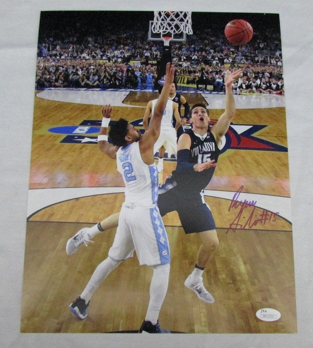 Ryan Arcidiacono Villanova 2016 National Champs Signed 11x14 Photo JSA 134577