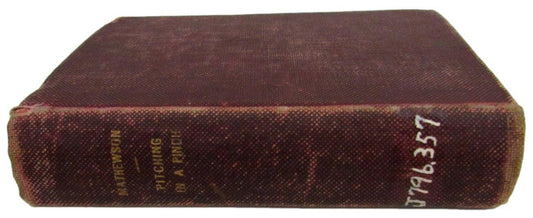 "Pitching In A Pinch" by Christopher Mathewson 1912 1st Edition Book 179384