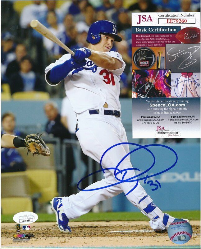 Joc Pederson Los Angeles Dodgers Signed/Autographed 8x10 Photo JSA 144348