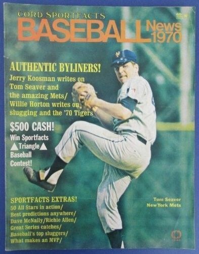 Vintage Cord Sportfacts Baseball News Magazine 1970 New York Mets Tom Seaver