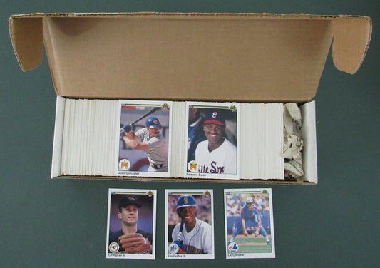 1990 Upper Deck MLB Baseball Complete Card Set Low Series (1-700) 163782
