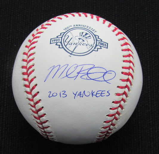 Mark Reynolds Signed/Auto Yankees 100th OML Baseball JSA Inscr  186945
